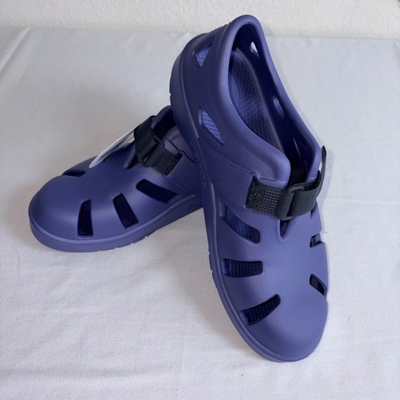 OOFOS Shoes - OOFOS OOCANDOO Sandals 10 Water Drop New Purple Recovery Comfort Strap Shoes